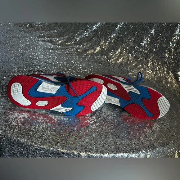 Puma RsFast Dynamic Red and Blue Athletic Men Sneakers Shoes Size 9.5 - Picture 12 of 16
